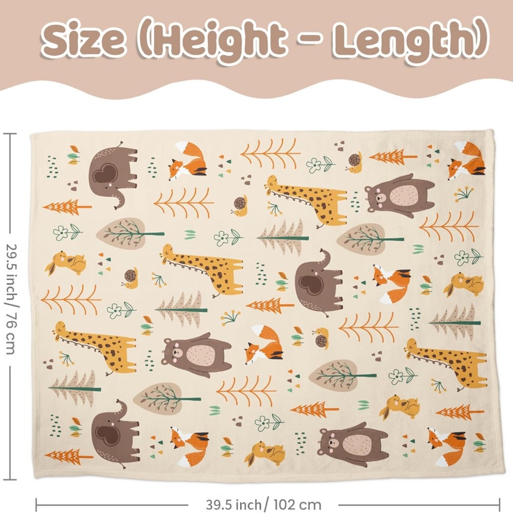 Baby Nursery Quilts - 75x100CM Soft Breathable Baby Blanket Newborn