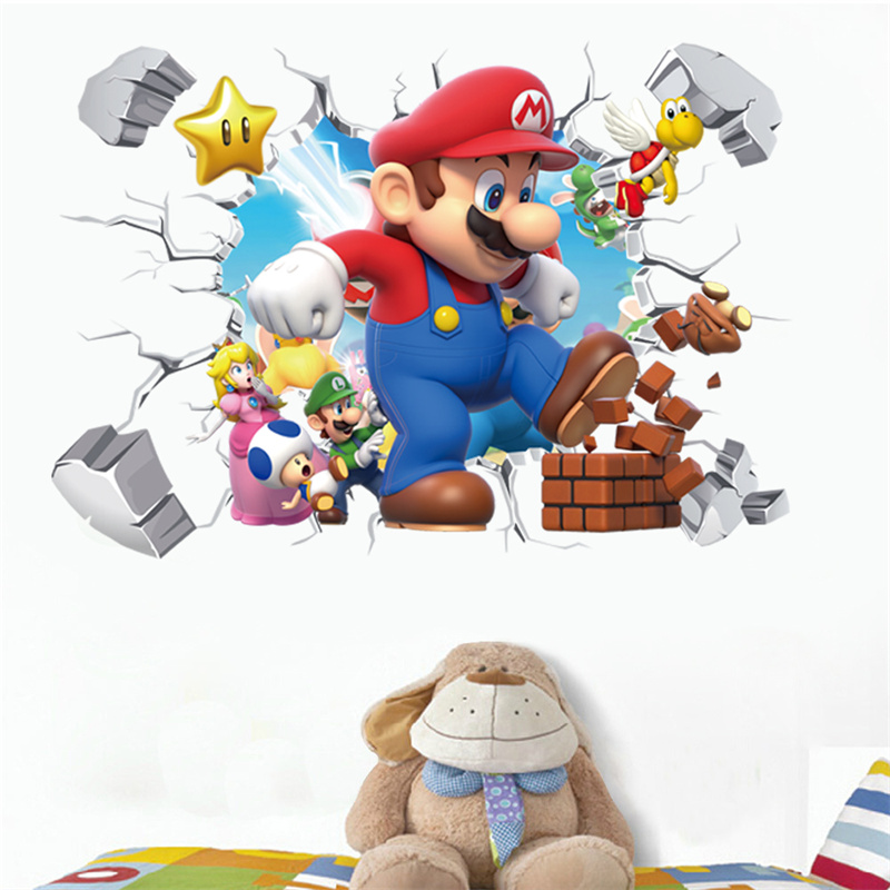 Baby Nursery Package - 3D Cartoon Anime Game Characters Wall