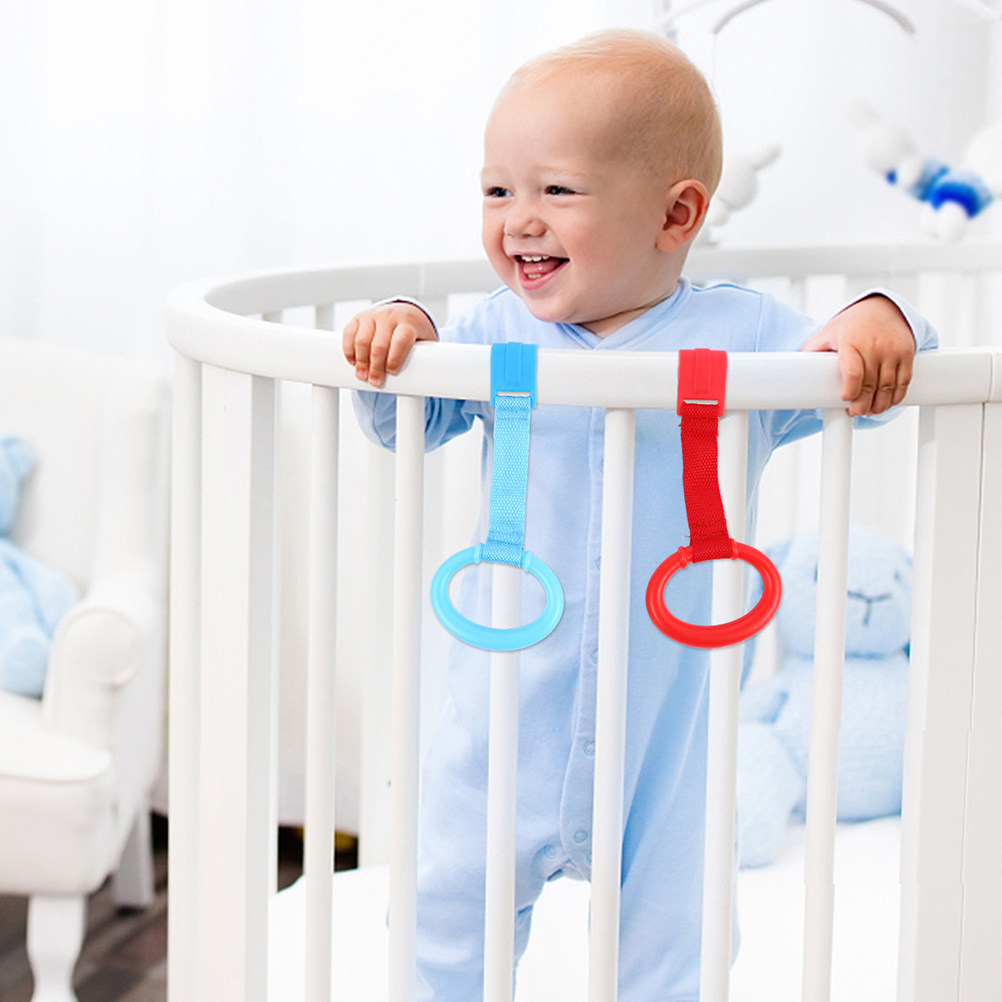 Baby Nursery Design - 5Pcs Baby Crib Pull Ring Ergonomic