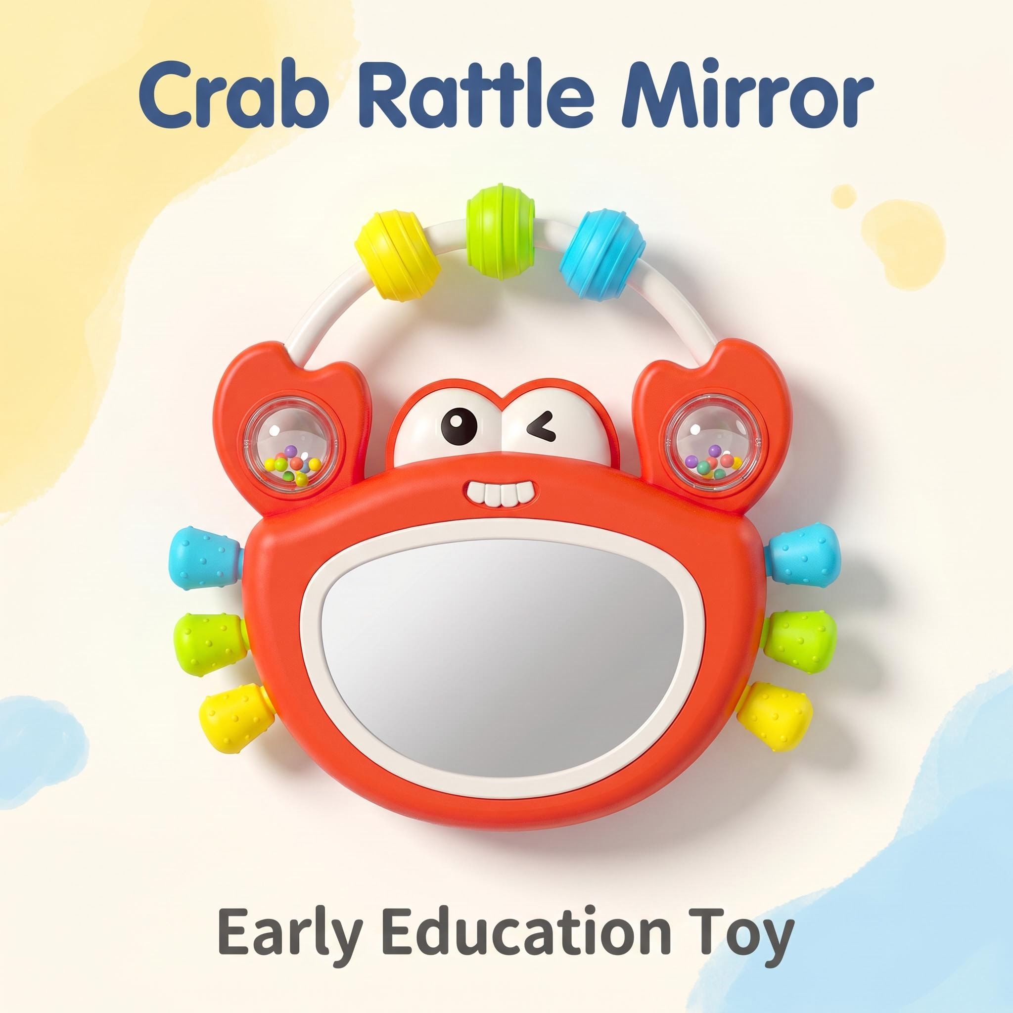 Baby Nursery Song - Baby Musical Light Up Mirror Rattle
