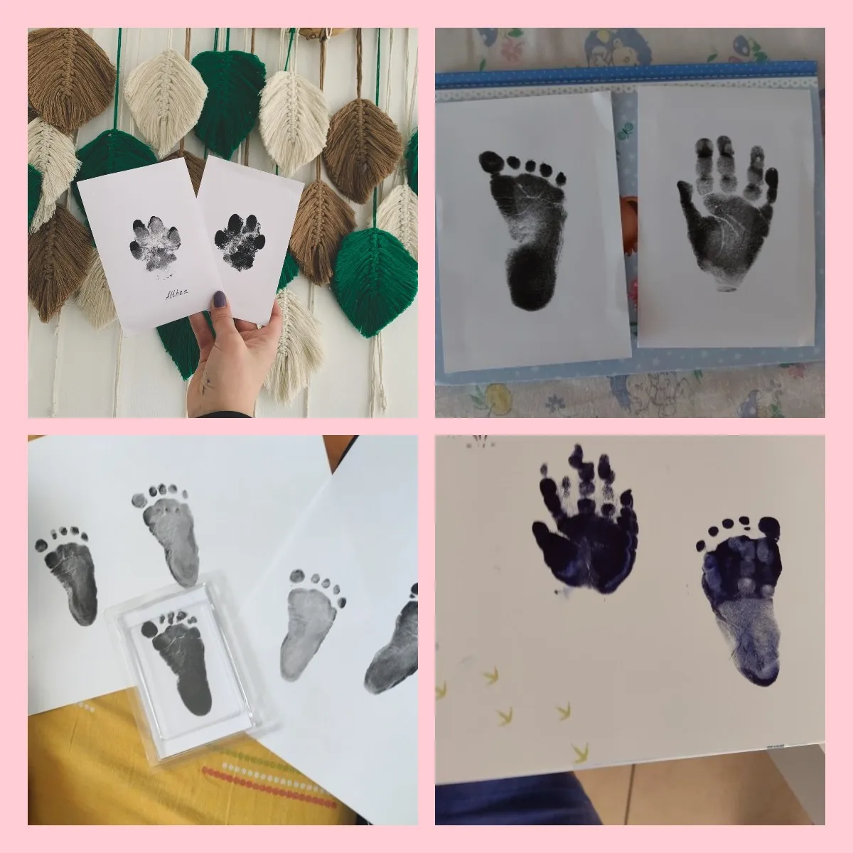 Baby Care Non-Toxic Baby Handp - đánh giá và giá Footprint Ink Kit