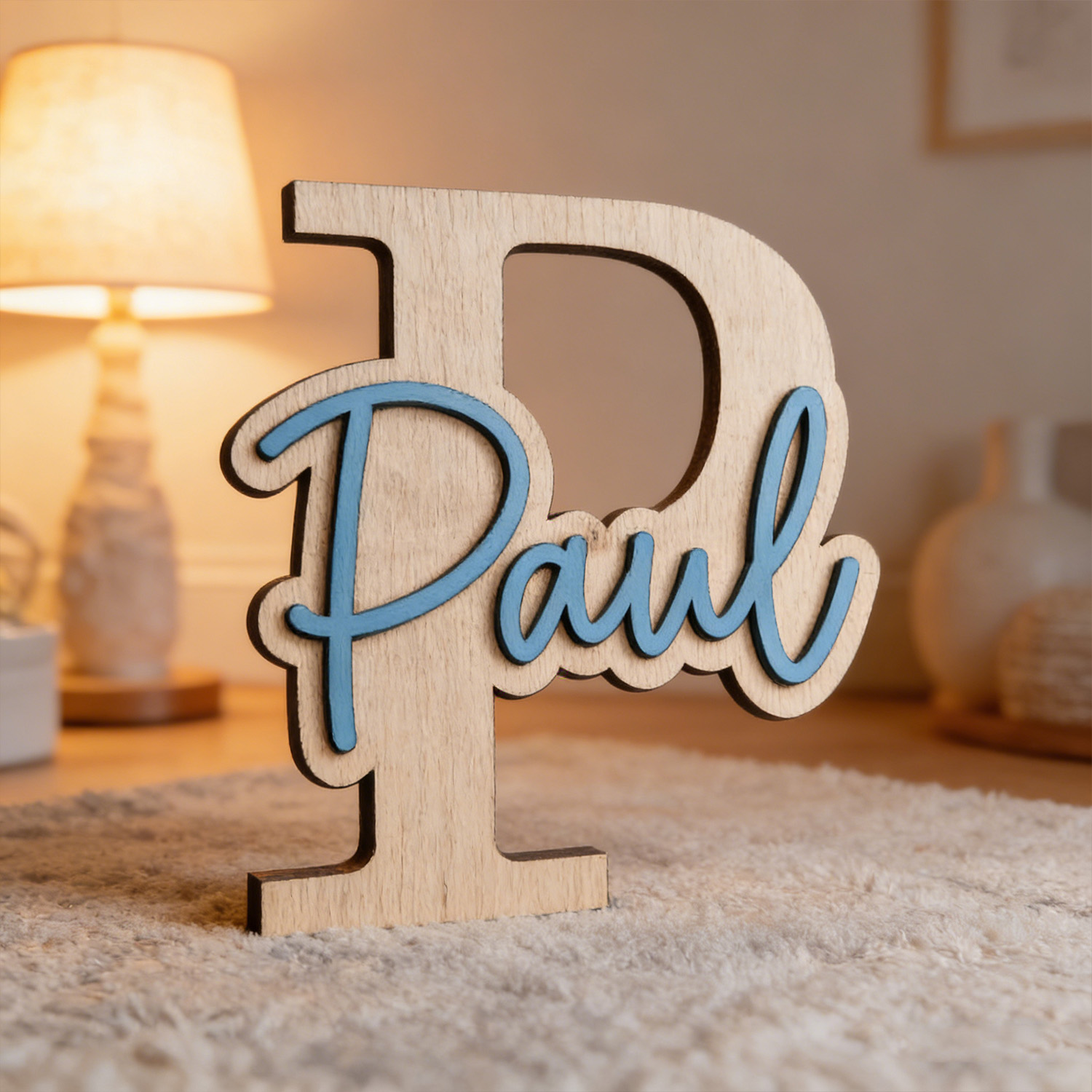 1pc Customizable Wooden Letter - đánh giá và giá Baby Nursery Ornaments