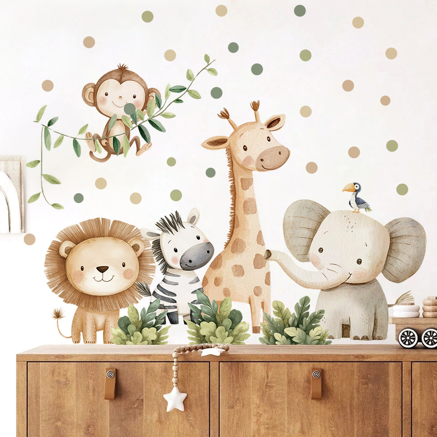 Boho Forest Animals Wall Stick - đánh giá và giá Baby Nursery Design