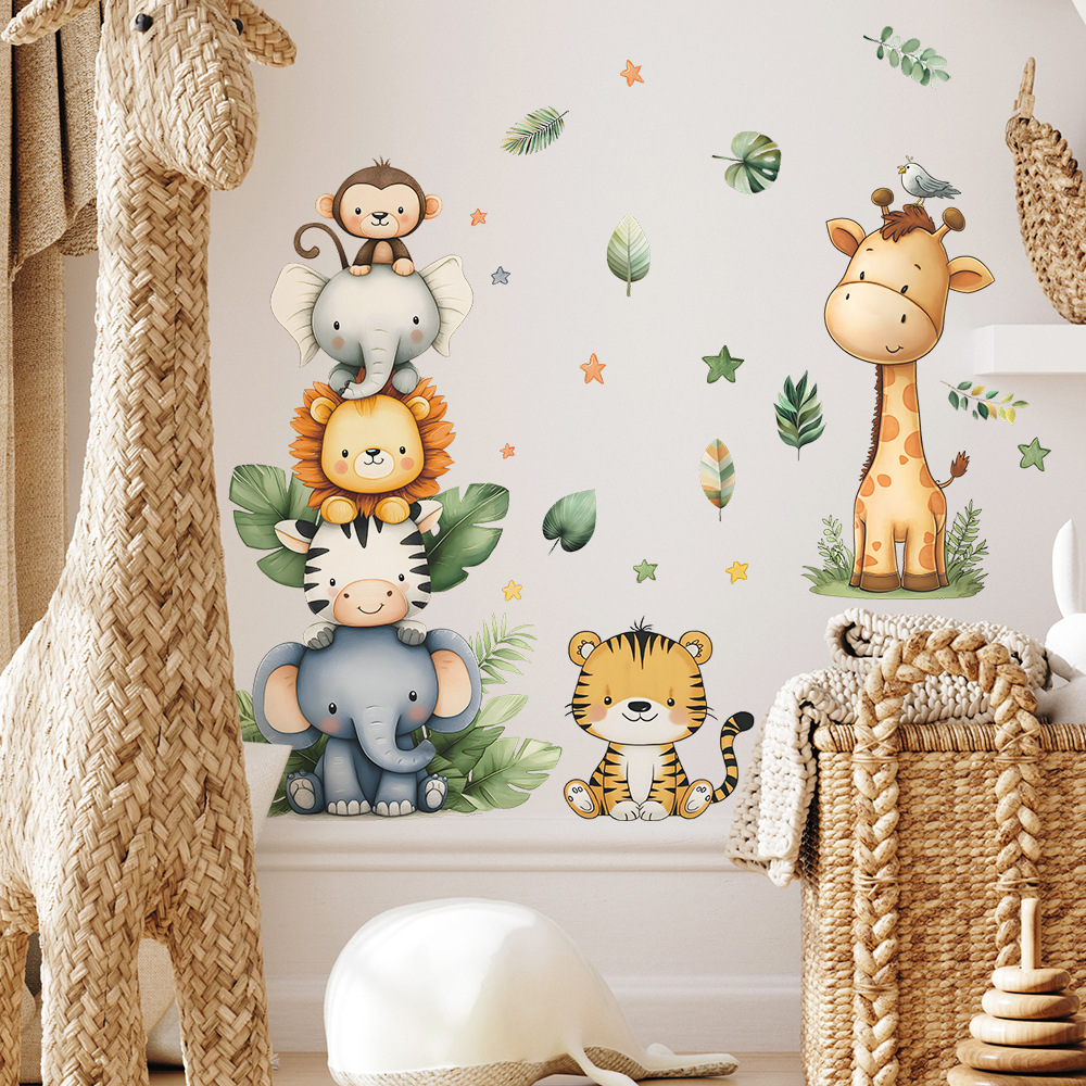 Boho Forest Animals Wall Stick - đánh giá và giá Baby Nursery Design
