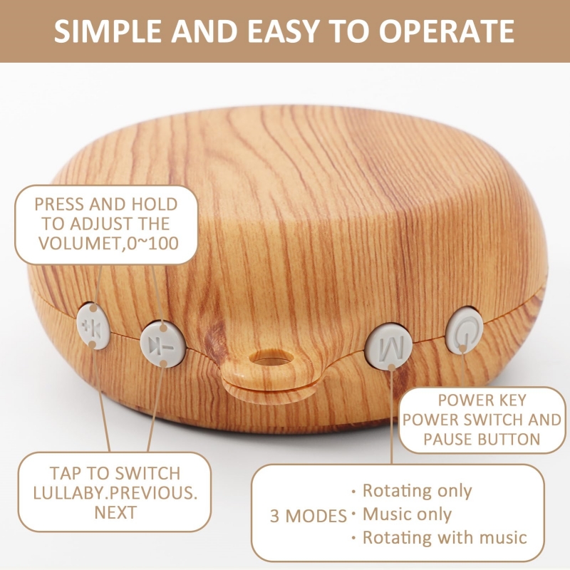 Crib Bell Rotary Music Box wit - đánh giá và giá Baby Nursery Song