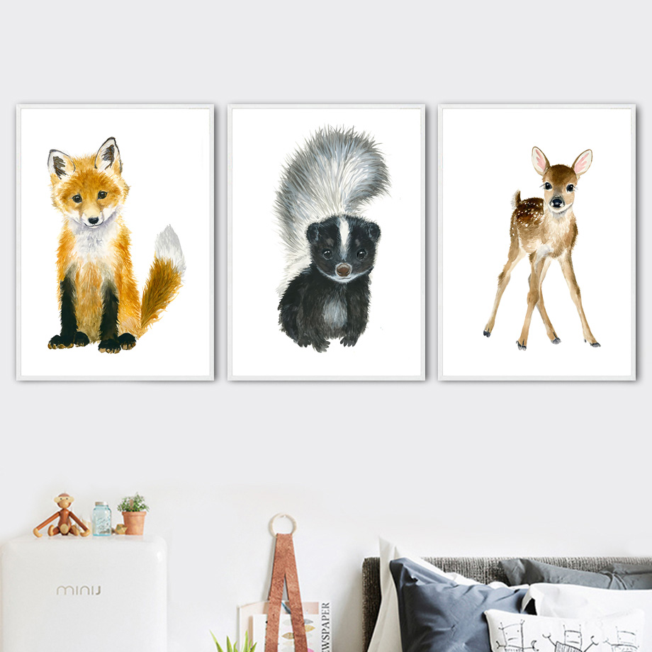 Elephant Fox Zebra Giraffe Leo - đánh giá và giá Baby Nursery Mirror