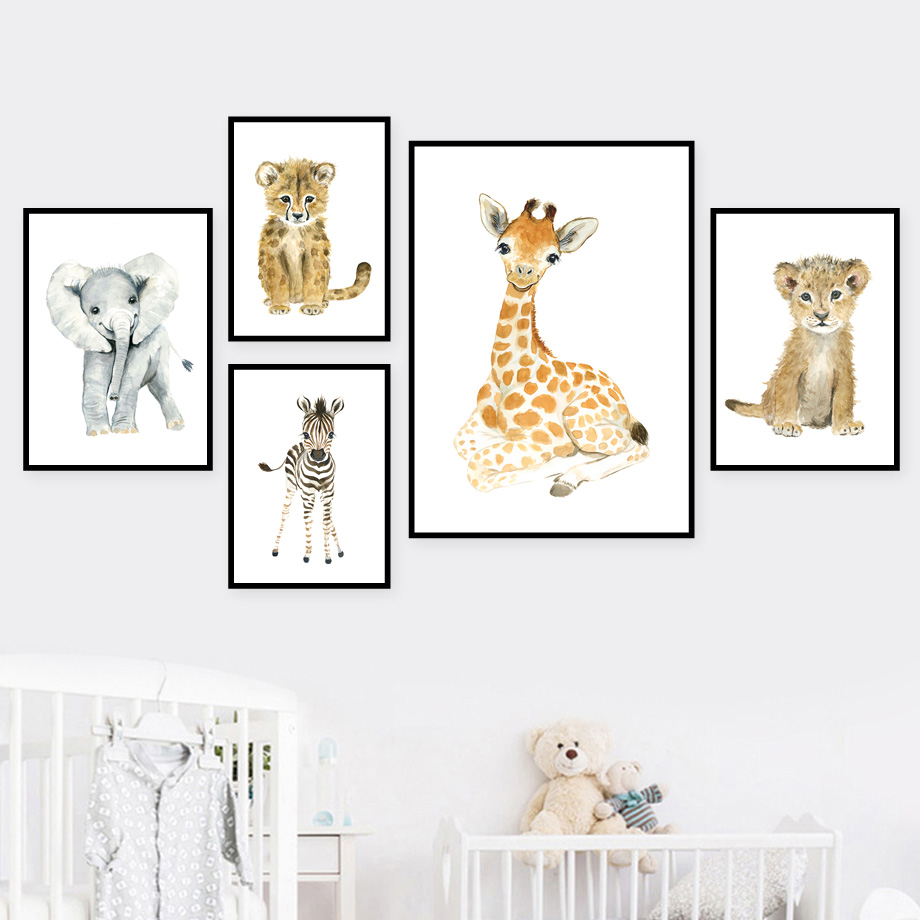 Elephant Fox Zebra Giraffe Leo - đánh giá và giá Baby Nursery Mirror