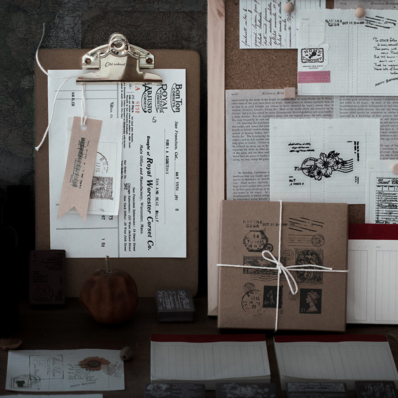 Vintage Bill Note Postage Foam - đánh giá và giá Footprint Ink Kit