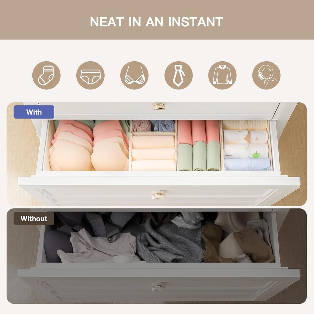 10 Pack Drawer Organizer for B - đánh giá và giá Closet Organizer Baby