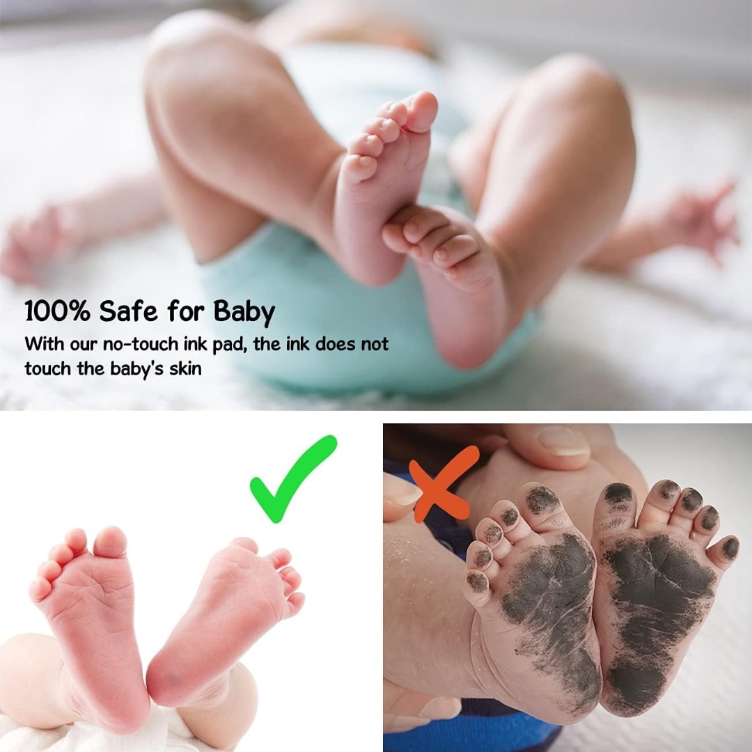 Baby Handprint and Footprint K - đánh giá và giá Footprint Ink Kit