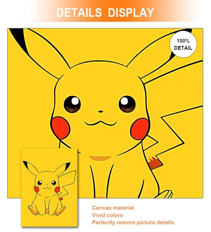 Cartoon Anime Poster Pokemon P - đánh giá và giá Baby Nursery Hanging Decor