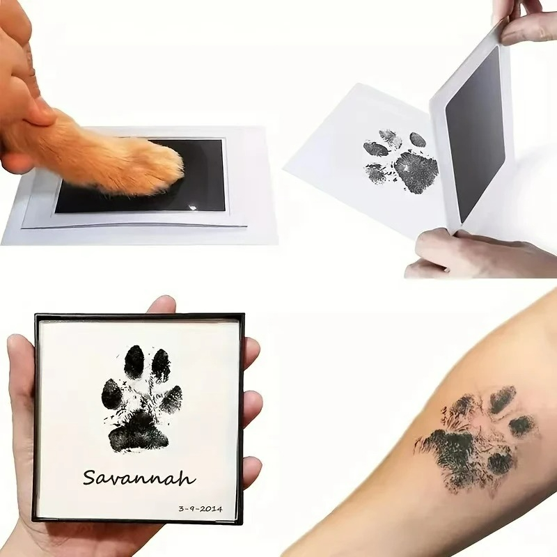 1/2 Set Pet Handprint Footprin - đánh giá và giá Footprint Ink Kit