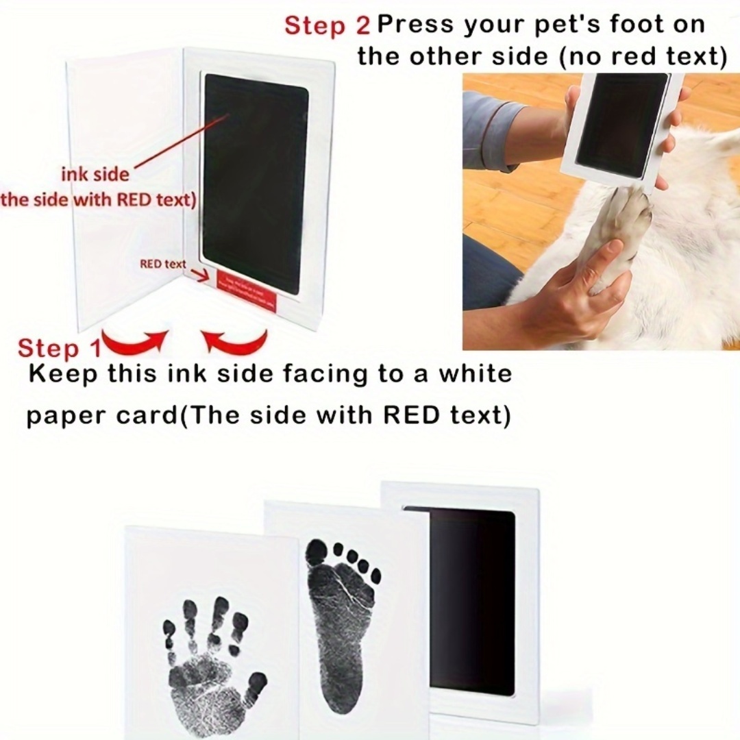 1/2 Set Pet Handprint Footprin - đánh giá và giá Footprint Ink Kit