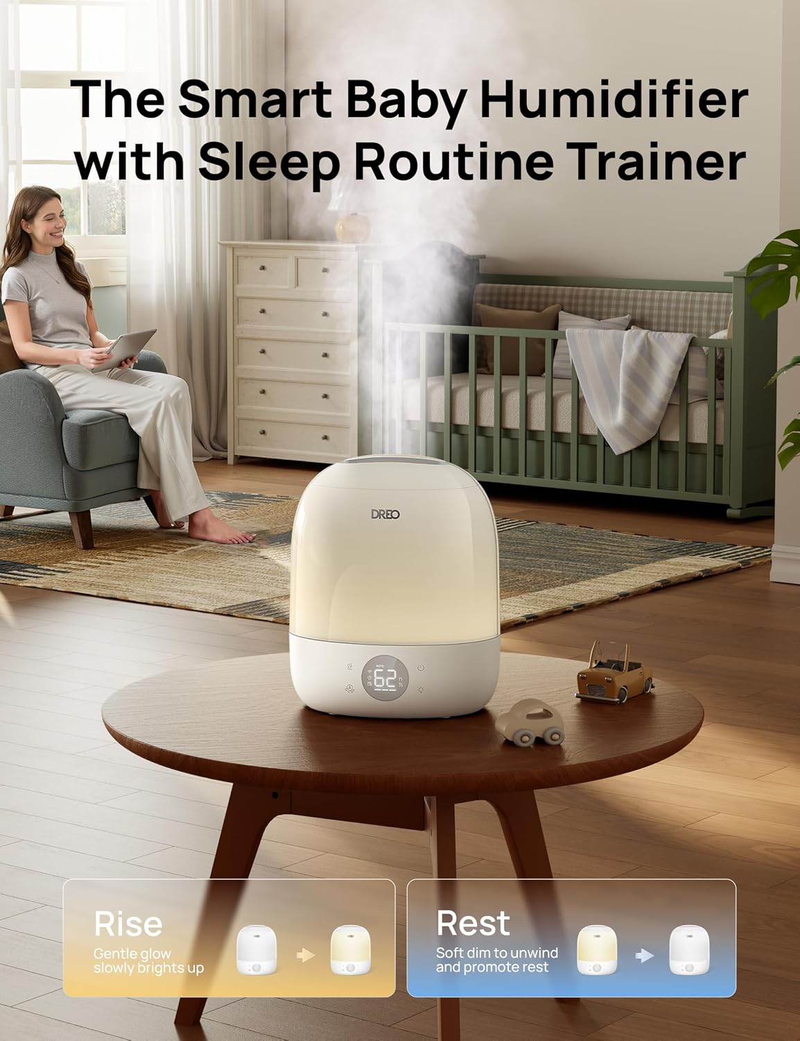 30H Cool Mist Humidifier with  - đánh giá và giá Baby Nursery Images Free