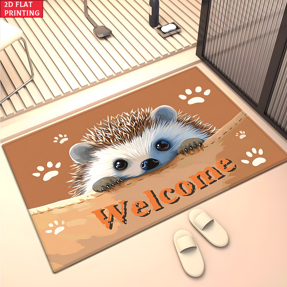 Safari Animals Doormat Elephan - đánh giá và giá Baby Nursery Jungle Rug