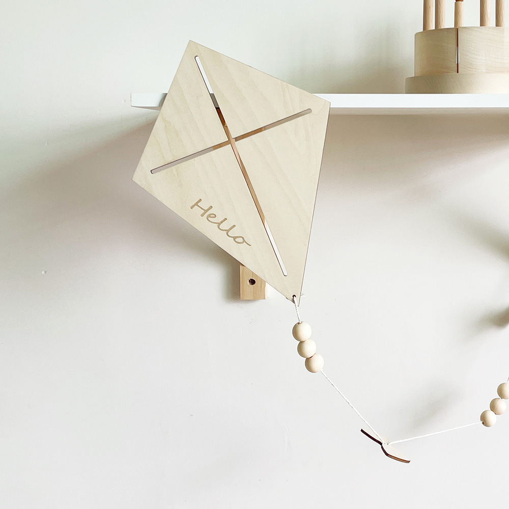 INS Nordic Wooden Kite Wall Or - đánh giá và giá Baby Nursery Hanging Decor