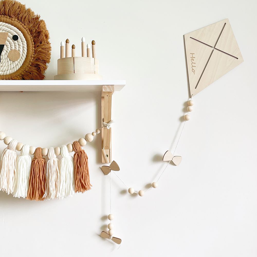 INS Nordic Wooden Kite Wall Or - đánh giá và giá Baby Nursery Hanging Decor