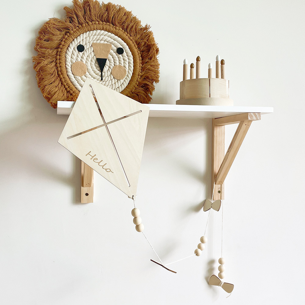 INS Nordic Wooden Kite Wall Or - đánh giá và giá Baby Nursery Hanging Decor