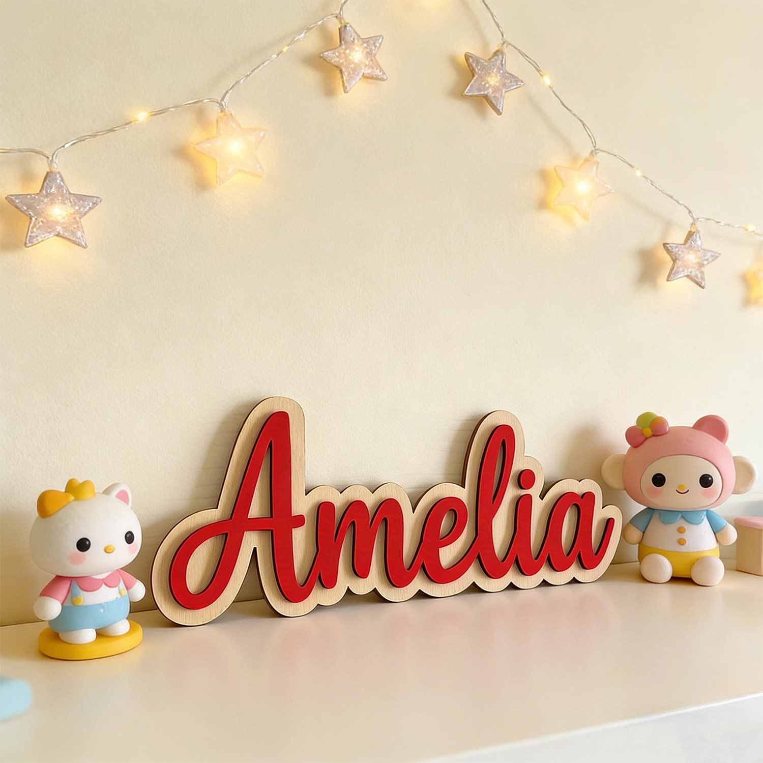 1pc Customized Double-layer Wo - đánh giá và giá Baby Nursery Ornaments
