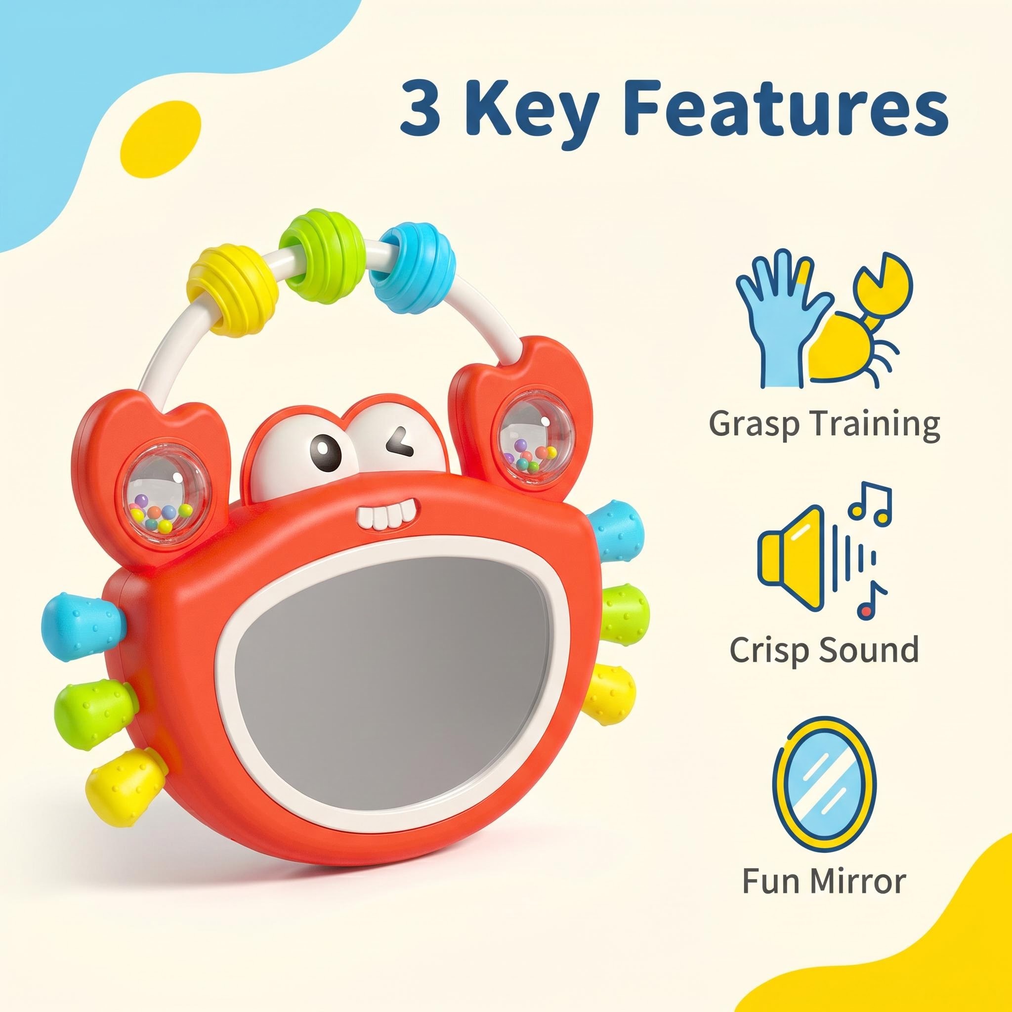 Baby Musical Light Up Mirror R - đánh giá và giá Baby Nursery Song