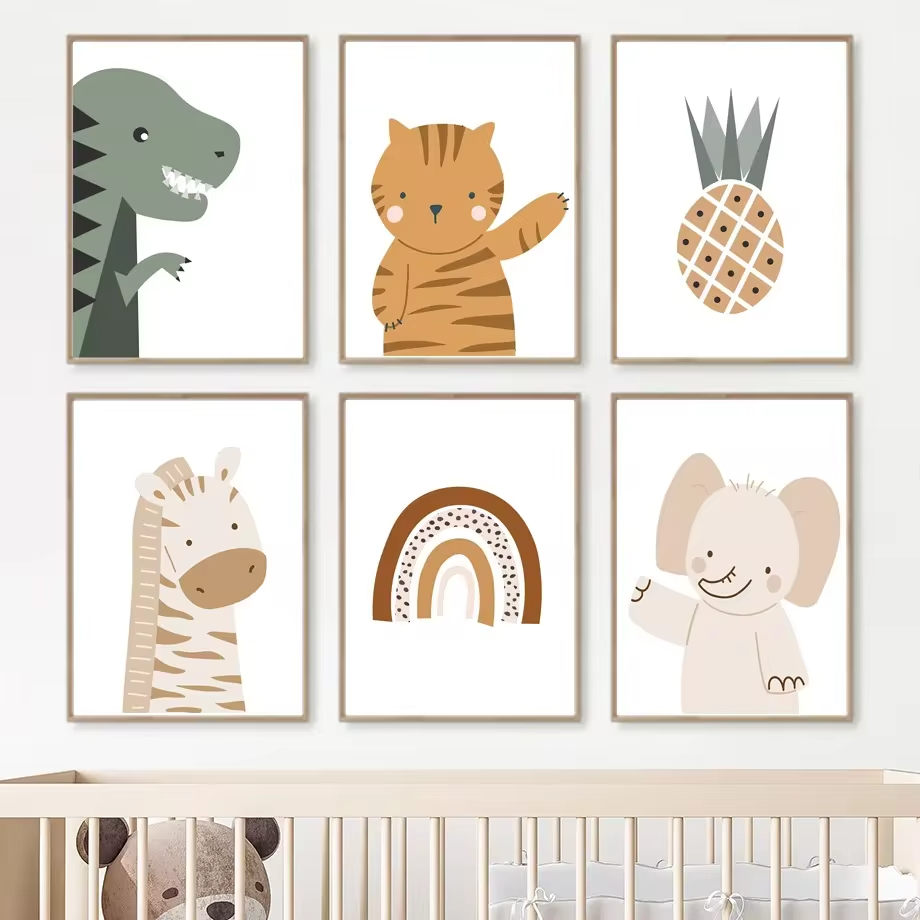 Rainbow Sun Lion Dinosaur Alph - đánh giá và giá Baby Nursery Mirror