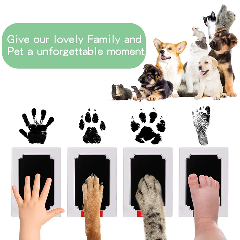 Non Toxic Baby Hand Footprint  - đánh giá và giá Footprint Ink Kit