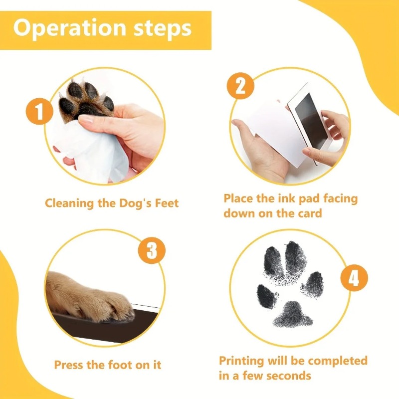 2PCS Baby Handprint and Footpr - đánh giá và giá Footprint Ink Kit