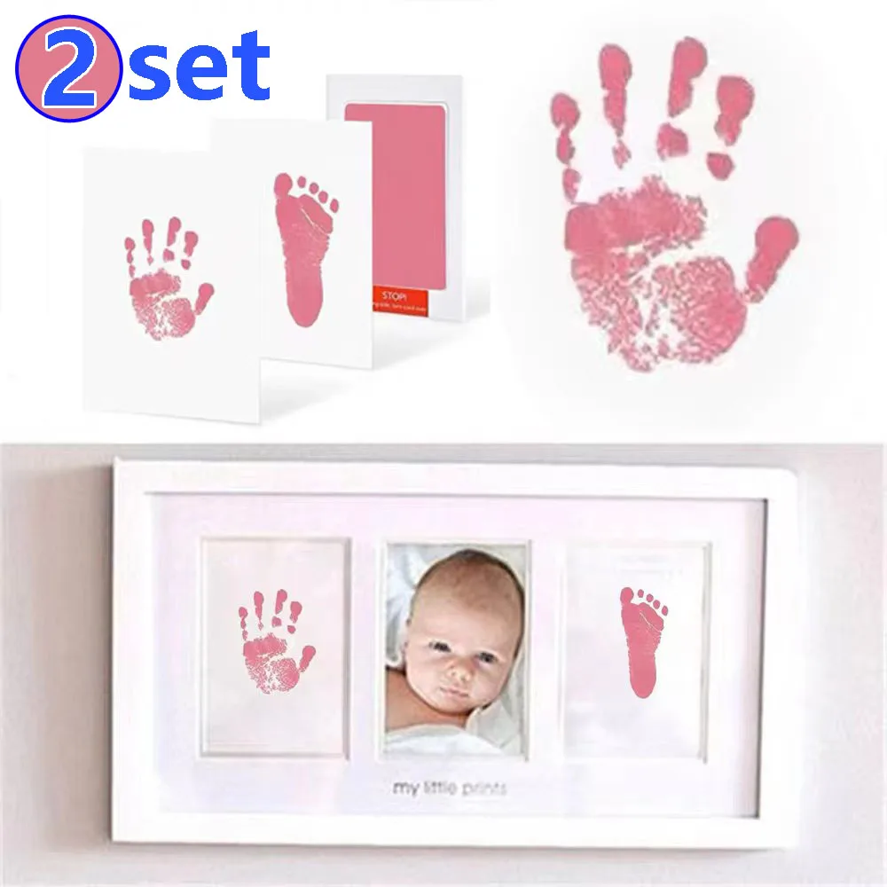 2 Set Newborn Baby DIY Hand An - đánh giá và giá Footprint Ink Kit