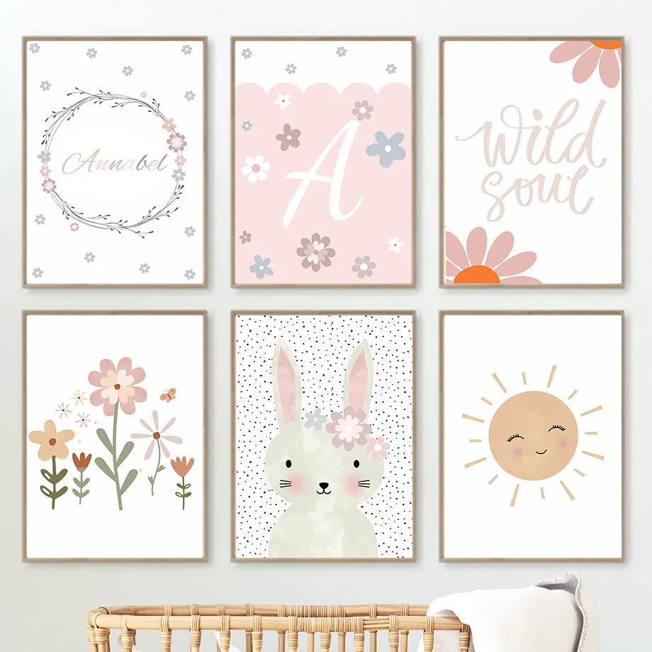 Boho Rabbit Flower Sun Rainbow - đánh giá và giá Baby Nursery Mirror