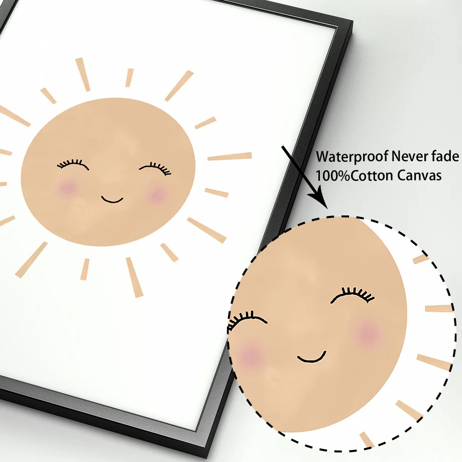 Boho Rabbit Flower Sun Rainbow - đánh giá và giá Baby Nursery Mirror