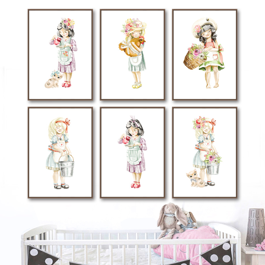 Cute Baby Girl Flower Cat Chic - đánh giá và giá Baby Nursery Mirror