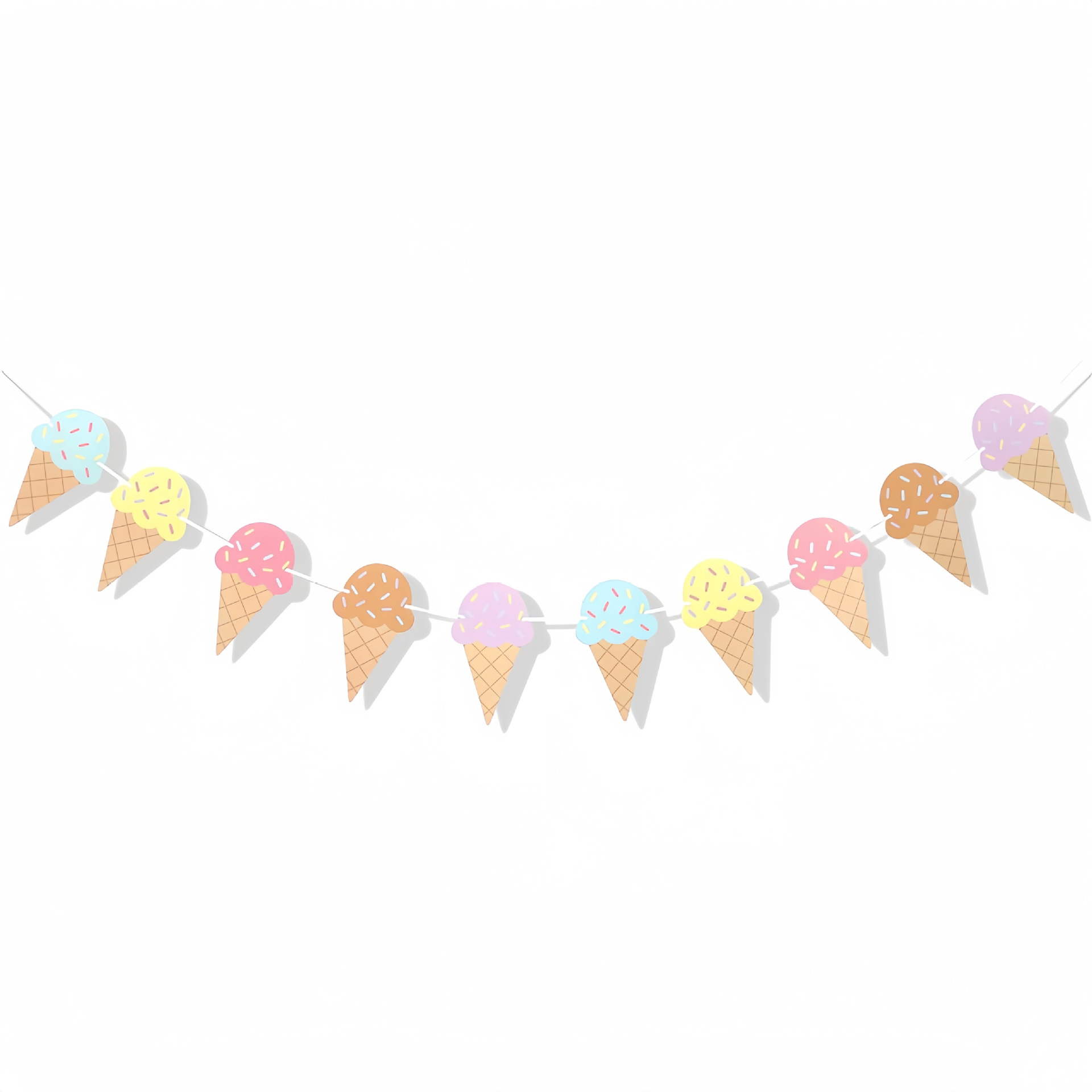 Sweet Ice Cream Theme Paper Ba - đánh giá và giá Baby Nursery Hanging Decor