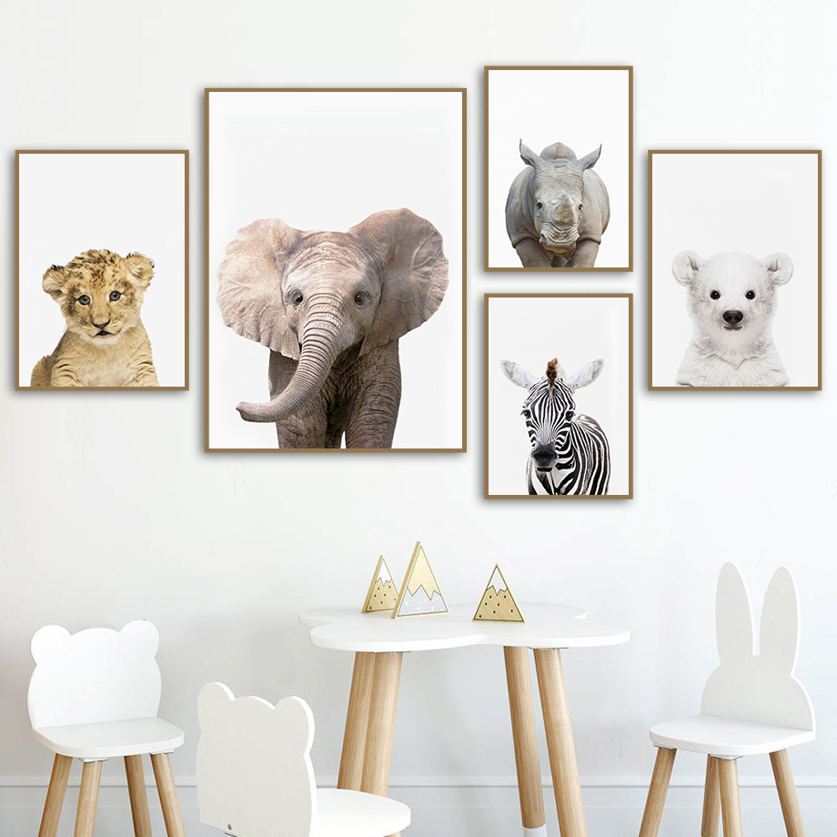 Baby Safari Animal Nursery Wal - đánh giá và giá Baby Nursery Zoo Animals