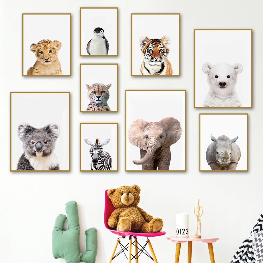 Baby Safari Animal Nursery Wal - đánh giá và giá Baby Nursery Zoo Animals