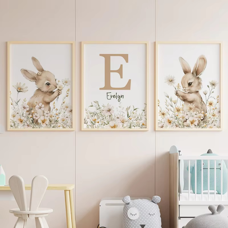 Autumn Rabbit Wild Flower Dais - đánh giá và giá Baby Nursery Mirror