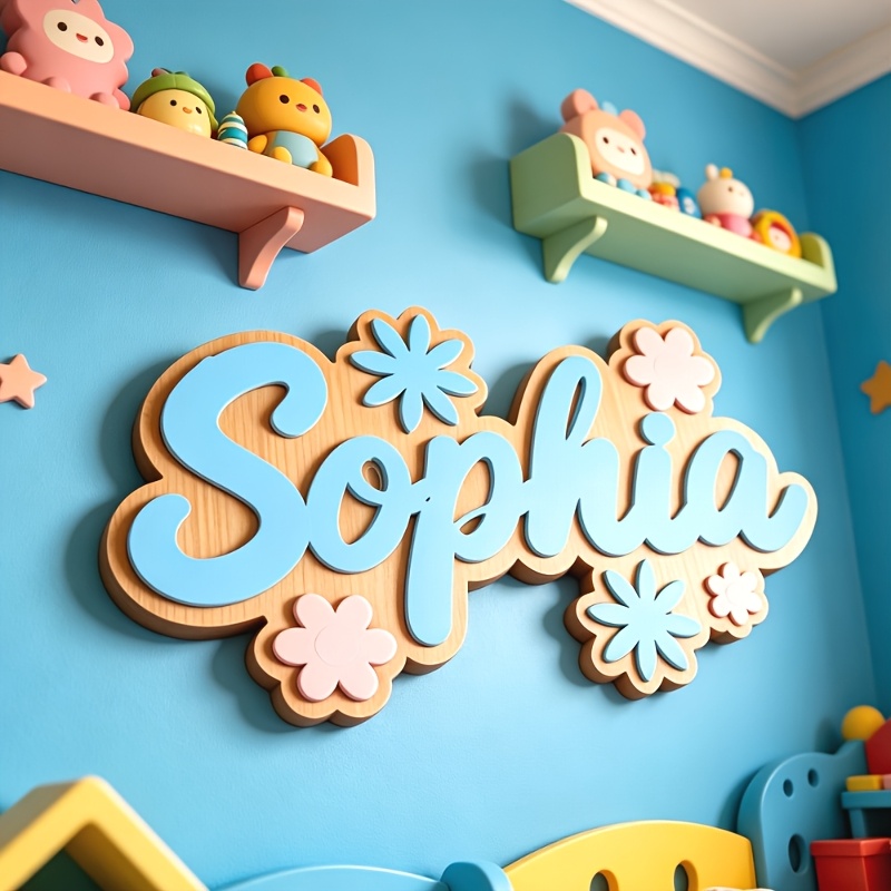 Personalized Floral Themed Nam - đánh giá và giá Baby Nursery Hanging Decor