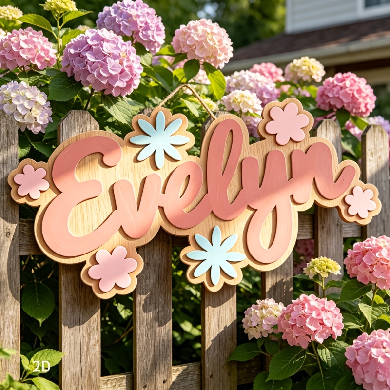 Personalized Floral Themed Nam - đánh giá và giá Baby Nursery Hanging Decor