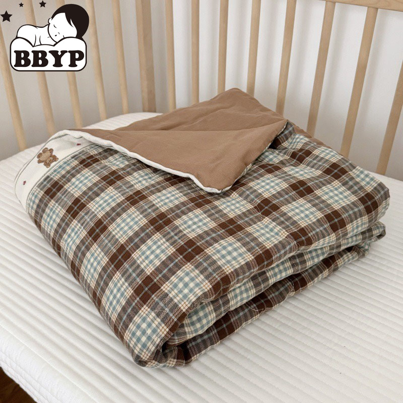 Breathable Grid Linen Quilt fo - đánh giá và giá Baby Nursery Quilts