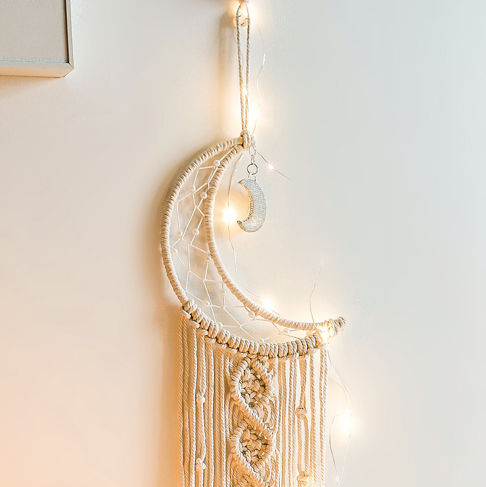Macrame Dream Catcher Boho Tra - đánh giá và giá Baby Nursery Hanging Decor