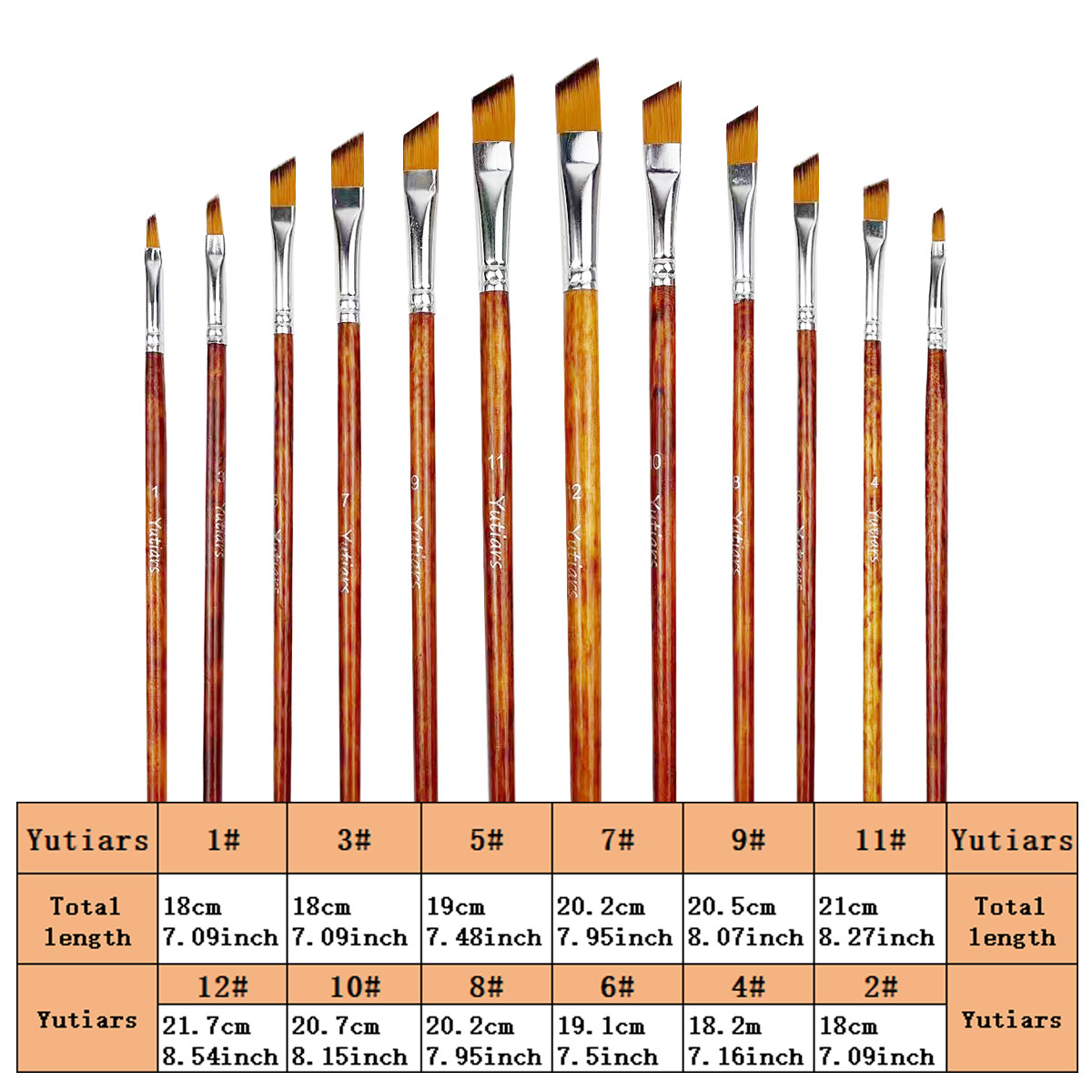 Angular Paint Brushes Nylon Ha - đánh giá và giá Footprint Ink Kit