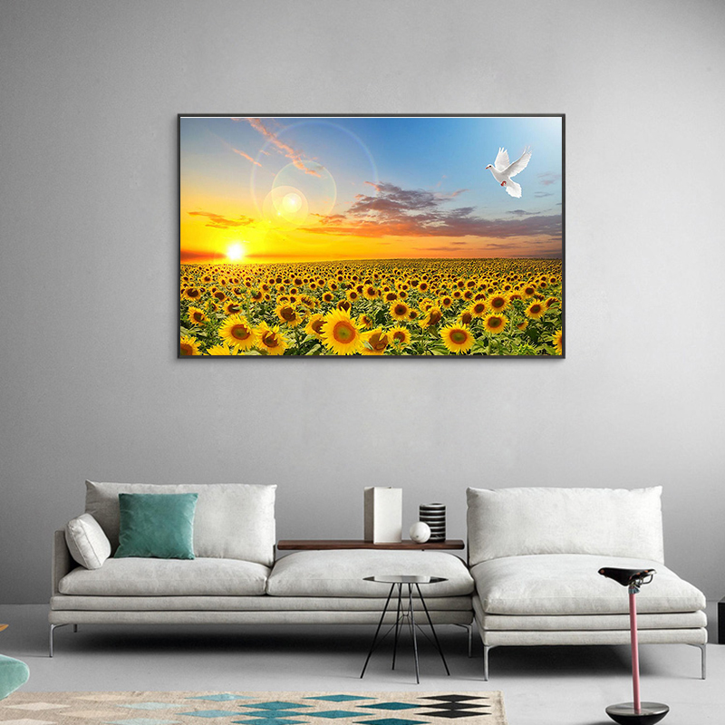 Sunflower Posters Hd Print Bed - đánh giá và giá Baby Nursery Mirror