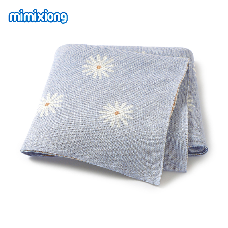 Baby Floral Blankets Knitted A - đánh giá và giá Baby Nursery Quilts