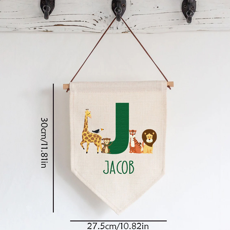 Personalised Name Jungle Anima - đánh giá và giá Baby Nursery Hanging Decor