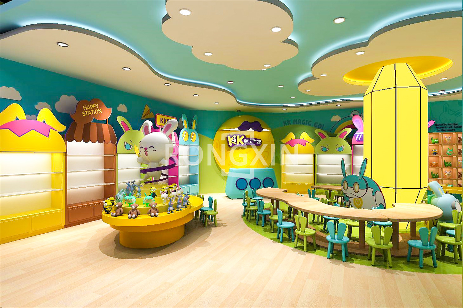 Customized Design Children Nur - đánh giá và giá Baby Nursery Floating Shelves
