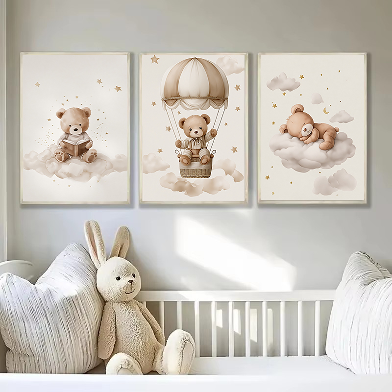 3pcs/set Bohemian Teddy Bear A - đánh giá và giá Baby Nursery Design