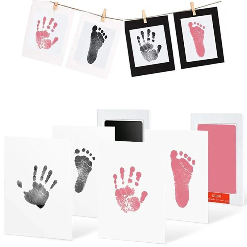 Safe Non-toxic Baby Footprints - đánh giá và giá Footprint Ink Kit