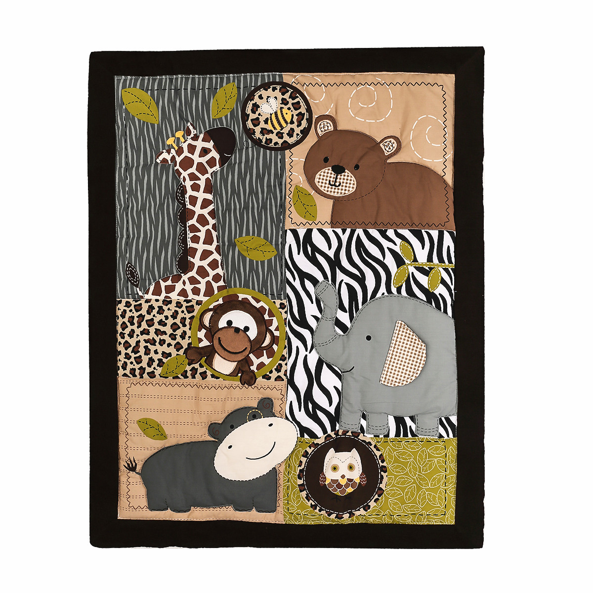 3Pcs Embroidered Newborn Baby  - đánh giá và giá Baby Nursery Quilts